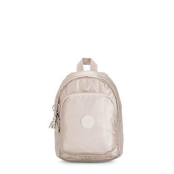 Kipling Delia Compact Metallic Convertible Ryggsekk Beige | NO 1657TC